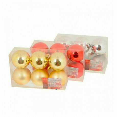 Image - Christmas Gifts Decorating Balls, 6cm, 6pcs, Gold