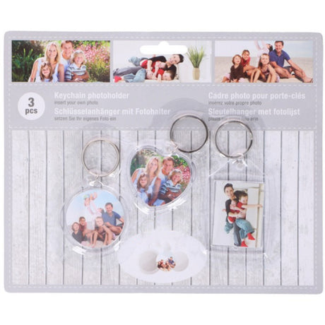 Image - Key Chain Photoholder 3 Pieces