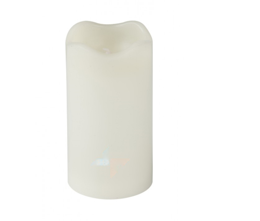 Image - Arti Casa LED Flameless Wax Church Pillar Candle, 7x13cm