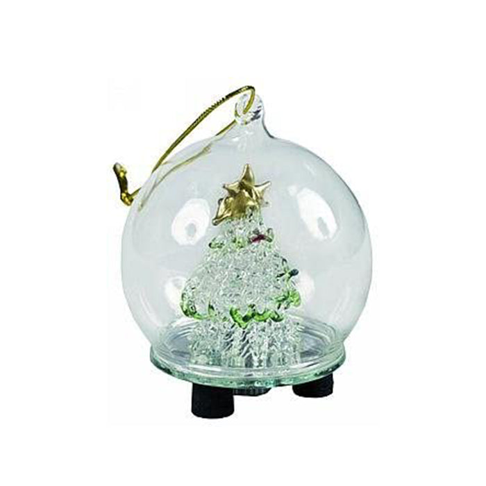 Image - EDCO Christmas Decoration Angel LED Glass Globe, 6cm