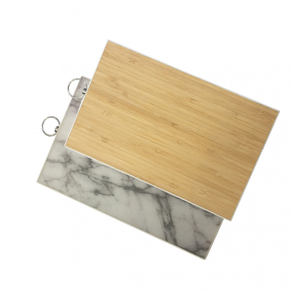 Image - Lifetime Cooking 2 in 1 Cutting Board, 25x16cm, Brown