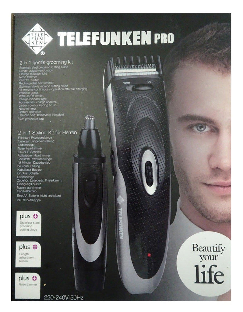 Image - Telefunken Pro 2 in 1 Gent's Grooming Kit
