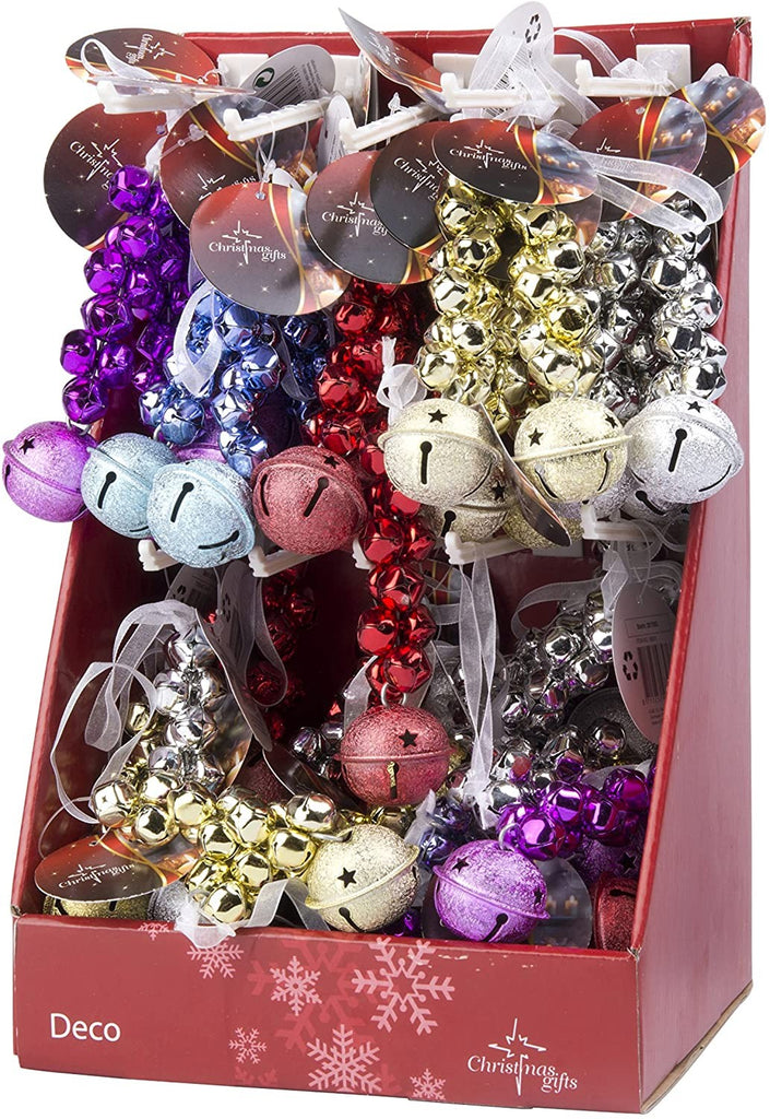 Image - Christmas Gifts Decorating Bells, 10 x 3cm, Assorted