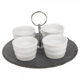 Image - Alpina Snack Set Slate, 5pcs, Black