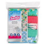 Image - Sorbo Microfibre 5 Pack of Botanic Print Cloths