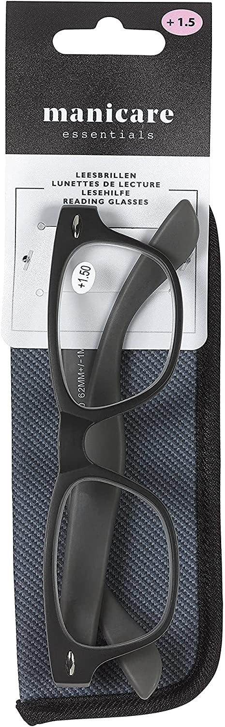 Image - Manicare Reading Glasses +1.5 Thick Black