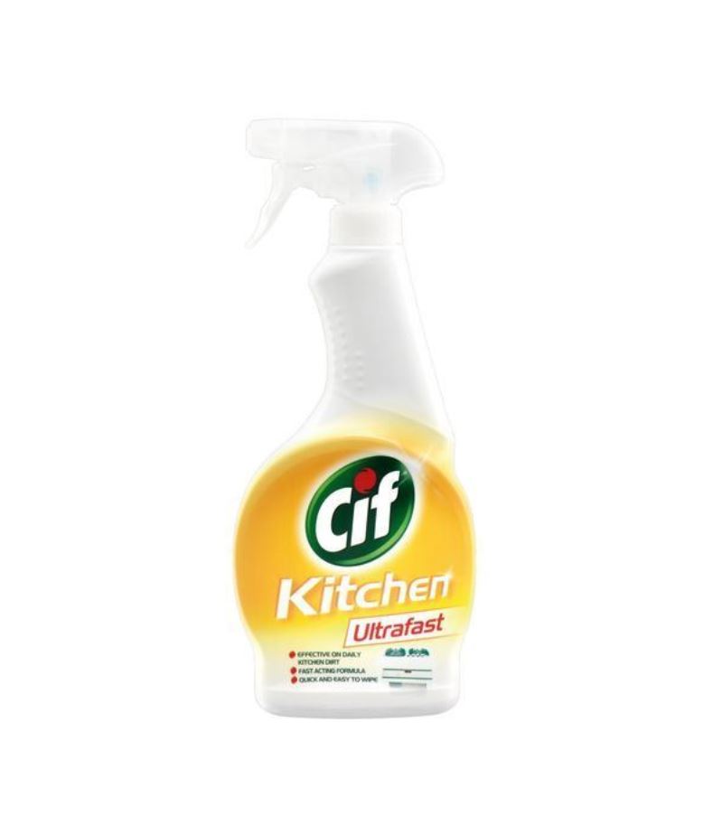 Image - Cif Kitchen Ultrafast Spray, 450ml, Yellow & White
