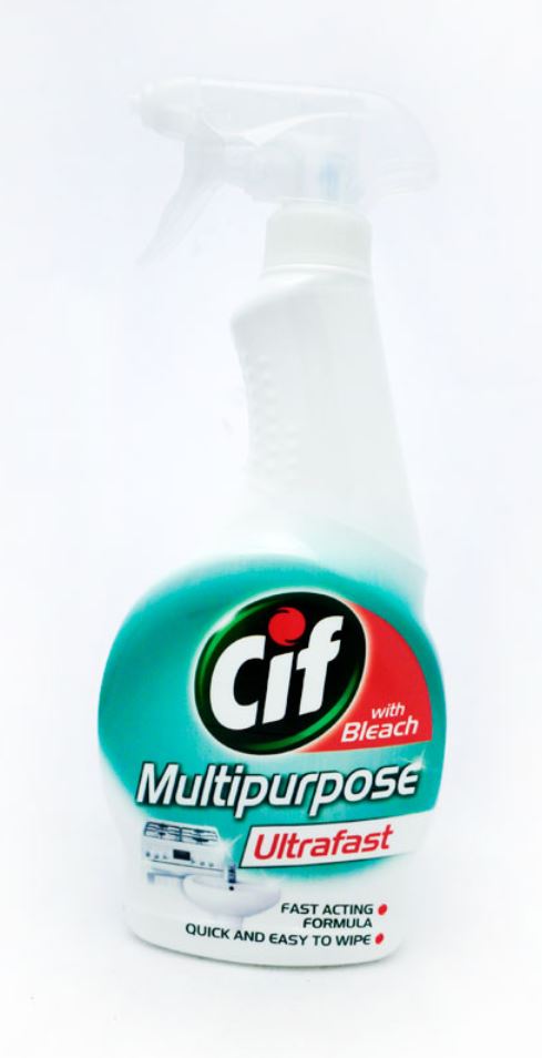 Image - Cif Ultrafast Multi Purpose Spray with Bleach, 450ml, White