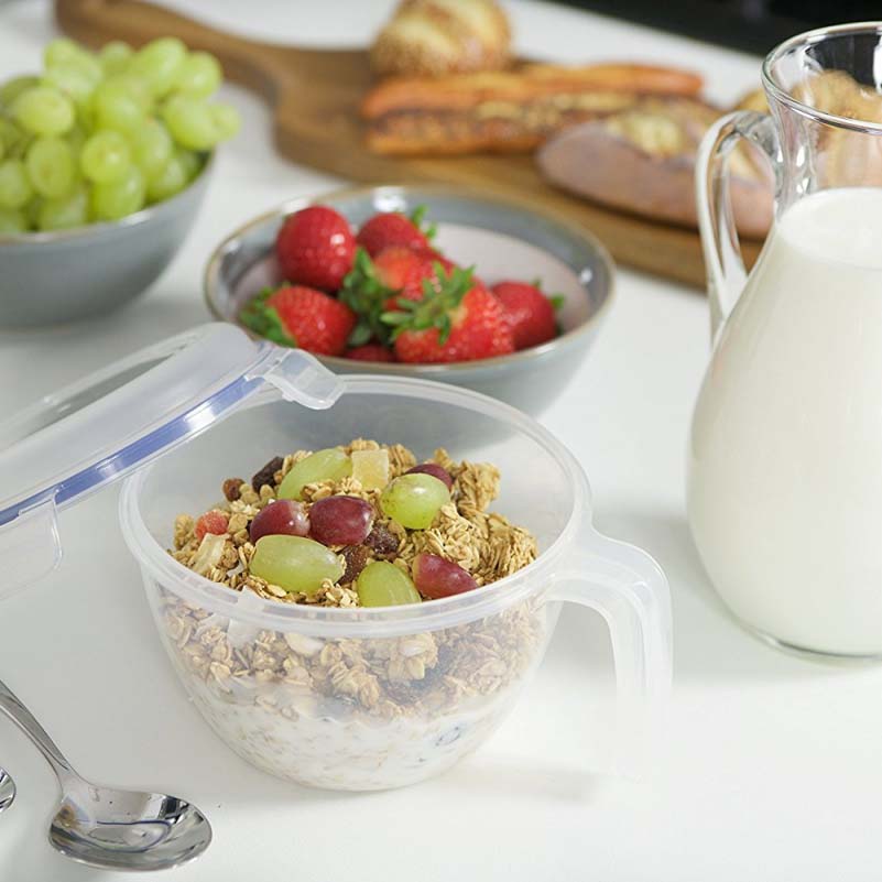 Image - Lock & Lock Cereal Bowl (Container), 950 ml, Clear