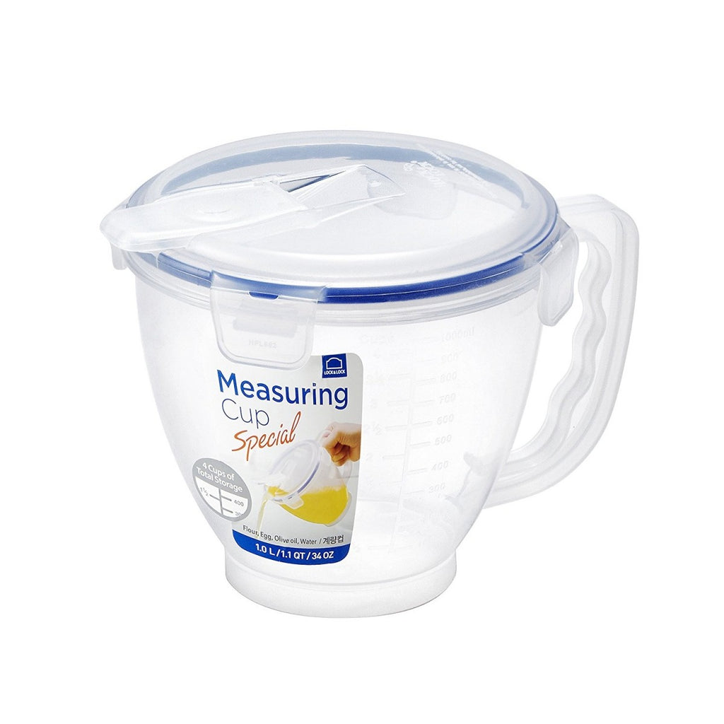 Image - Lock & Lock Measuring Cup, 1L, Clear