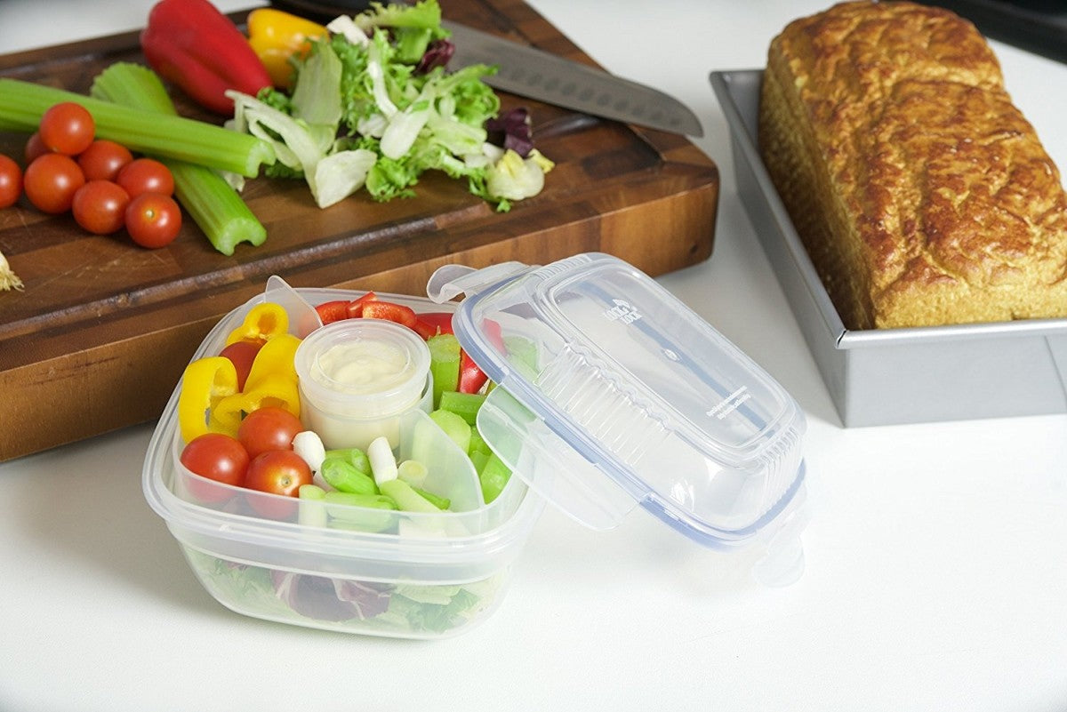 Image - Lock & Lock Square Storage Container, 950 ml, Clear