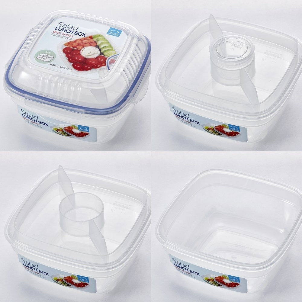 Image - Lock & Lock Square Storage Container, 950 ml, Clear