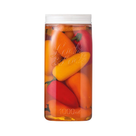Image - Lock & Lock Square Door Pocket Canister, 1L, Clear