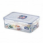 Image - Lock and Lock Rectangular Container with 3 Compartments, 1.0L, Clear