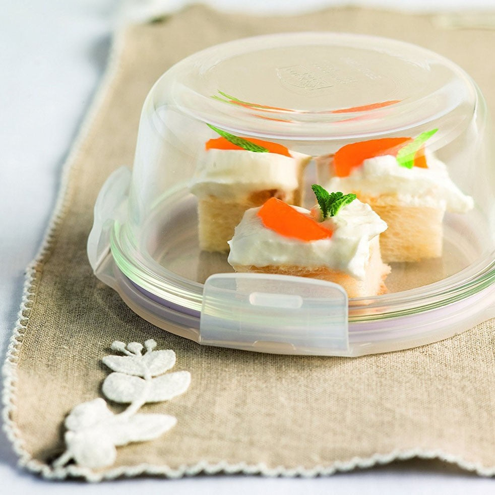 Image - Lock & Lock Oven glass Round Container, 650 ml, Clear