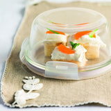 Image - Lock & Lock Oven glass Round Container, 650 ml, Clear