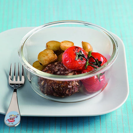 Image - Lock & Lock Oven glass Round Container, 950ml, Clear