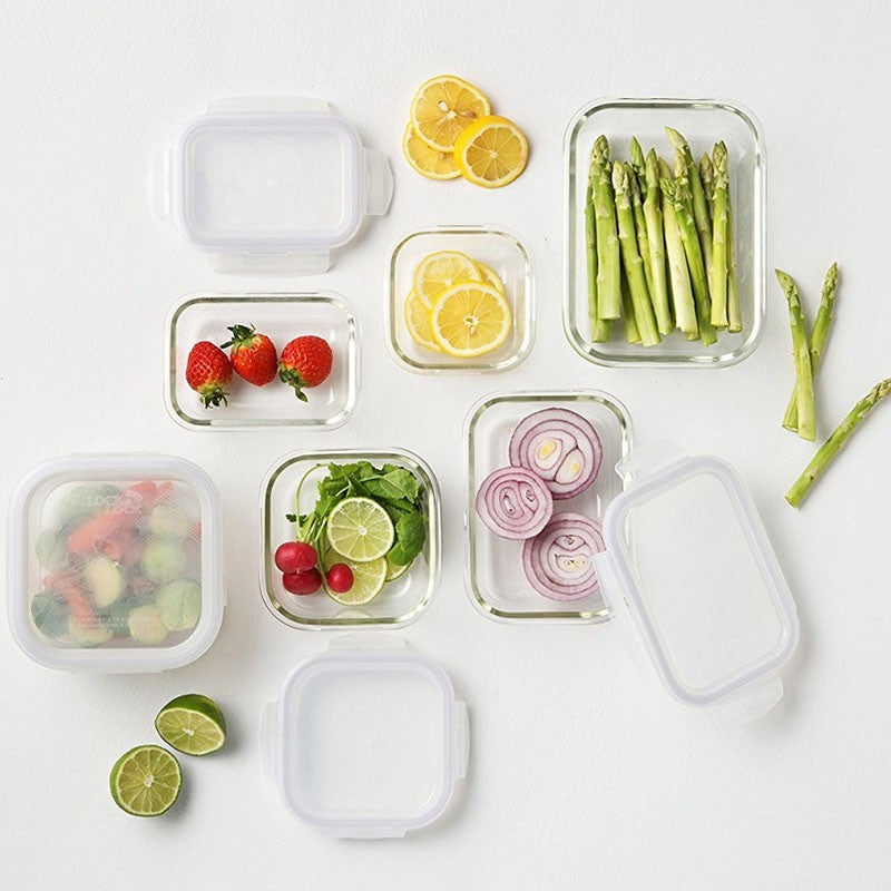 Image - Lock & Lock Oven glass Round Container, 950ml, Clear