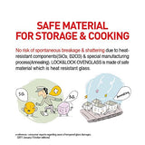 Image - Lock & Lock Oven glass Round Container, 950ml, Clear