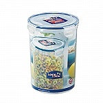 Image - Lock & Lock Round Food Container, 1.8L, Clear