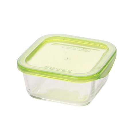 Image - Luminarc Keep n Box Square Dish with Green Lid, 36cl