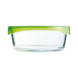 Image - Luminarc Keep'n Box Round With Green Lid, 67cl
