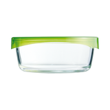 Image - Luminarc Keep'n Box Round With Green Lid, 67cl