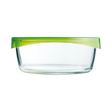 Image - Luminarc Keep'n Box Round With Green Lid, 92cl