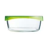 Image - Luminarc Keep'n Box Round With Green Lid, 92cl
