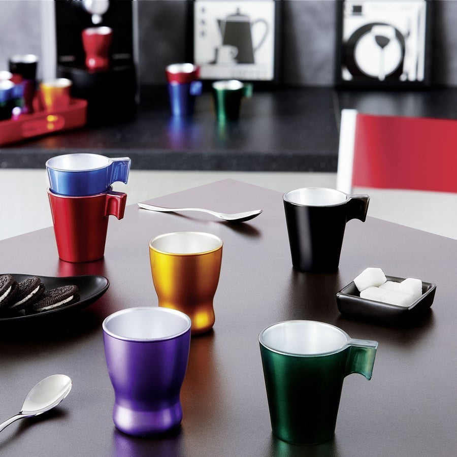 Image - Luminarc Flashy Espresso Mano Coffee Glass, 9cl, Multicolour, Pack Of 4