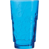Image - Luminarc Funny Flowers HiBall Tumbler, 27cl, Blue