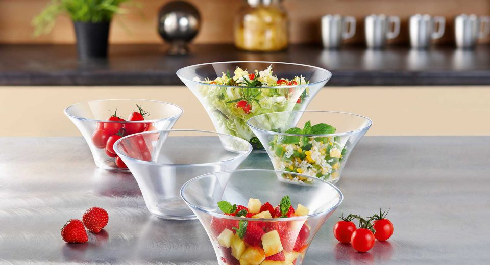 Image - Luminarc Salad Club Serving Bowl, 22cm, Clear
