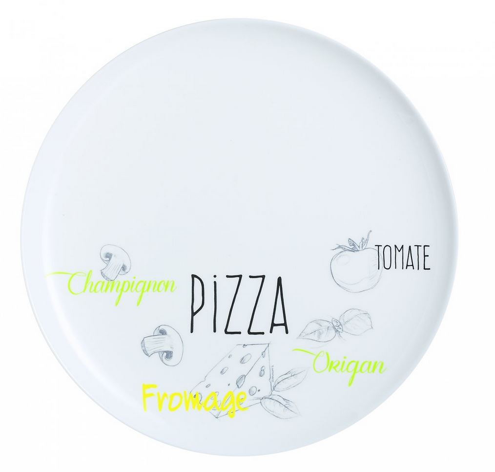 Image - Luminarc Pizza Friends Time Bistrot, 32cm, White