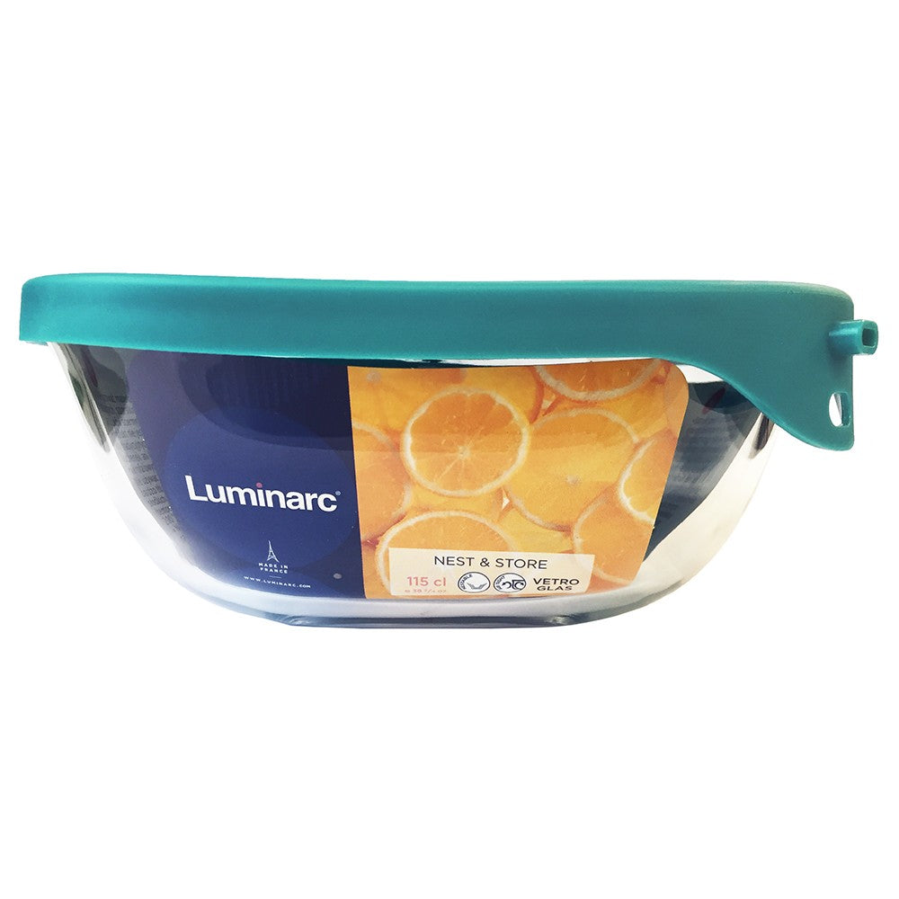 Image - Luminarc Nest & Store Containers, 1150ml, Teal