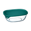 Image - Luminarc Nest & Store Food Storage Container Glass with Lid, 220cl, Green
