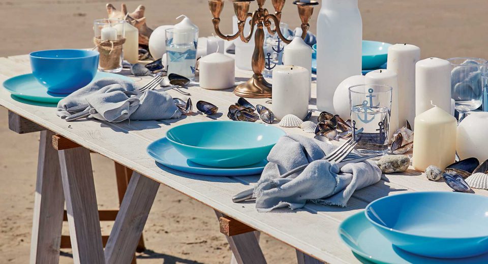 Image - Luminarc Diwali Colours Soup Plate, 20cm, Turquoise