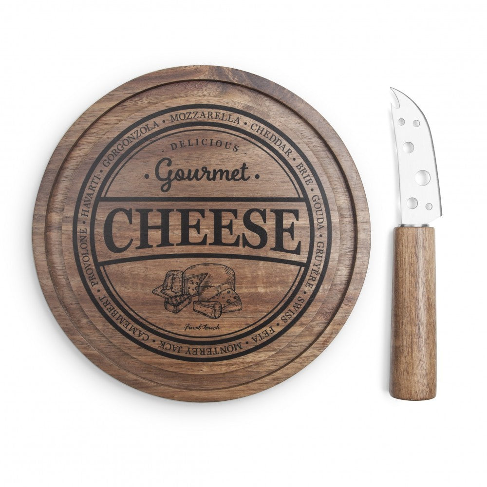 Image - Final Touch 2Pc Cheese Board Set(CE40102), Brown