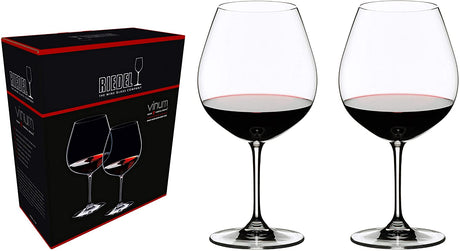 Image - Riedel Vinum Pinot Noir Wine Glasses, Burgundy Red, Set Of 2