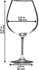 Image - Riedel Vinum Pinot Noir Wine Glasses, Burgundy Red, Set Of 2
