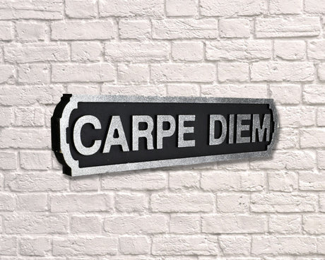 Image - Carpe Diem Glitter (RSMDFC64-Carpe), Black