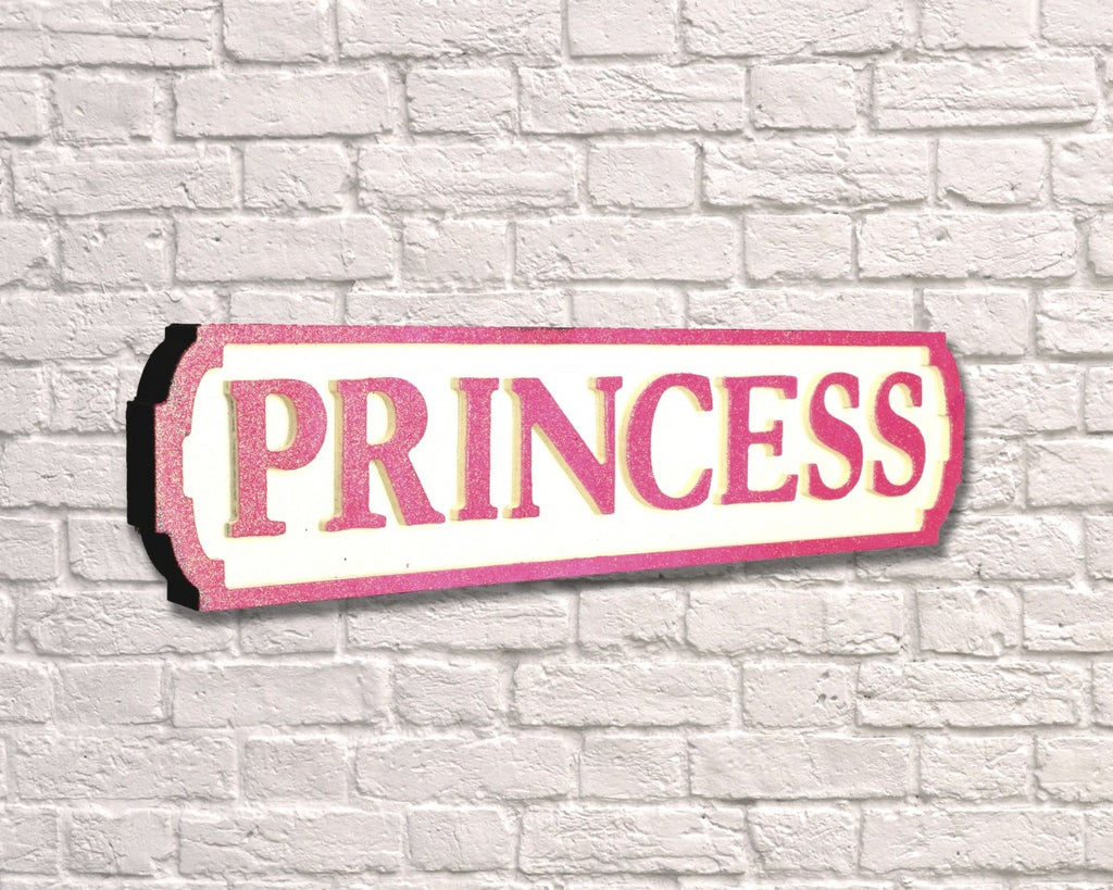 Image - Princess Glitter (RSMDFC64-Princess), Pink