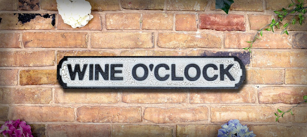 Image - Wine O'Clock Vintage Sign