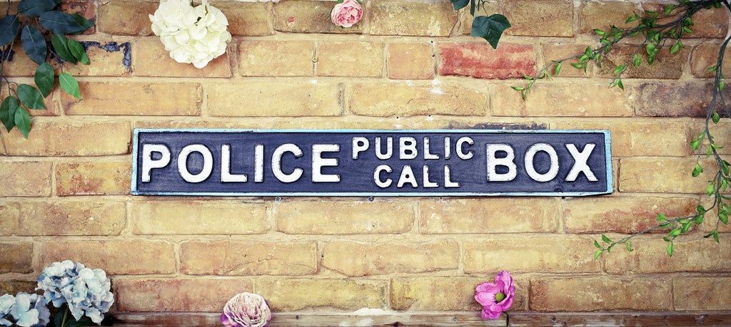 Image - Police Call Box Tardis Sign