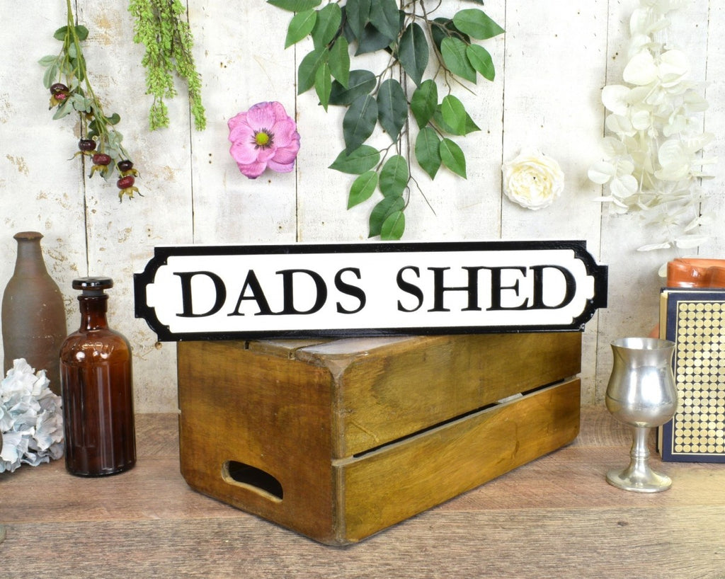 Image - Vintage Mini Street Dad's Shed Sign