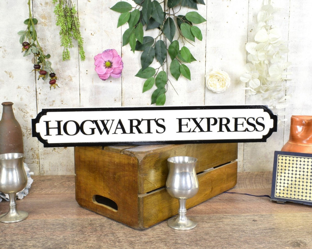 Image - Vintage Mini Street Hogwarts Express Sign