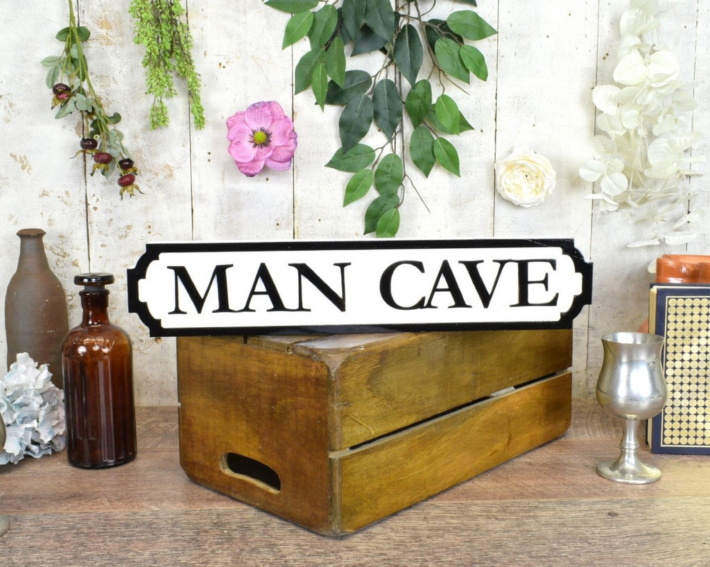 Image - Vintage Mini Street Man Cave Sign