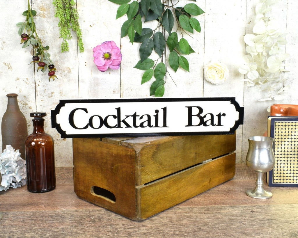 Image - Vintage Mini Street Cocktail Bar Sign
